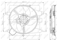 Lüfter Motorkühlung für FORD KA STREET Van