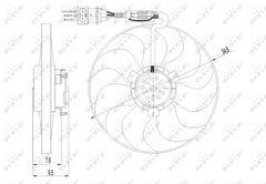 Lüfter Motorkühlung für AUDI SEAT SKODA VW A3 TT Roadster AROSA CORDOBA IBIZA