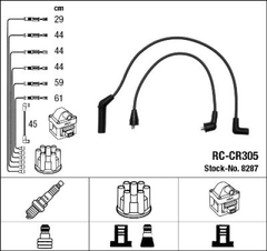 Zündleitungssatz für CHRYSLER NEW YORKER VOYAGER I II / GRAND III IV