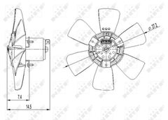 Lüfter Motorkühlung für AUDI SEAT VW 50 80 B2 Stufenheck B3 90 100 C2 Avant