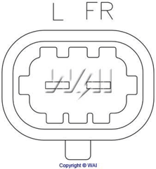 Lichtmaschine Generatorregler für OPEL