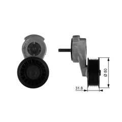 Riemenspanner Keilrippenriemen für DODGE JEEP DURANGO RAM 1500 Pick-up 2500