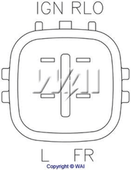 Lichtmaschine Generatorregler für TOYOTA