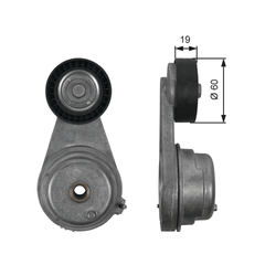 Riemenspanner Keilrippenriemen für SMART FORTWO Coupe Cabrio