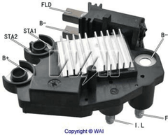 Lichtmaschine Generatorregler für CITROËN/PEUGEOT