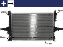 Kühler Motorkühlung für VOLVO S60 I S80 V70 II XC70 Cross Country