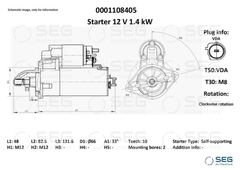 Anlasser Starter für AUDI A3 Cabriolet A4 B7 A6 Allroad C6 A8 D3