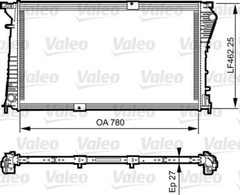Kühler Motorkühlung für NISSAN OPEL RENAULT PRIMASTAR Bus Pritsche/Fahrgestell