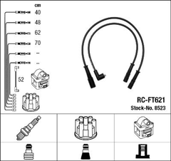 Zündleitungssatz für FIAT LANCIA PANDA RITMO TIPO UNO Kasten/Schrägheck Y10