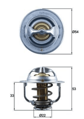 Thermostat Kühlmittel für OPEL CHEVROLET ASTRA G Stufenheck Caravan CC H GTC J