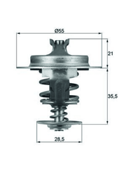 Thermostat Kühlmittel für CITROËN FIAT LADA LANCIA PEUGEOT RENAULT SUZUKI