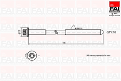 Zylinderkopfschraubensatz für FORD JAGUAR MAZDA VOLVO MORGAN CATERHAM LAND