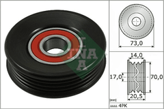 Spannrolle Keilrippenriemen für HONDA ROVER SUBARU ACCORD VI Hatchback CIVIC IV