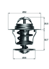 Thermostat Kühlmittel für FORD MAZDA C-MAX COUGAR ESCORT IV Turnier V Cabriolet