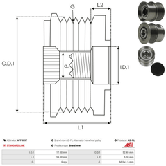 Lichtmaschine Generatorfreilauf für VW