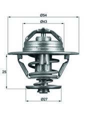 Thermostat Kühlmittel für CITROËN FIAT IVECO MULTICAR PEUGEOT JUMPER I Kasten