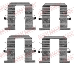 Zubehörsatz Scheibenbremsbelag Hinterachse für NISSAN HYUNDAI KIA MICRA IV i10