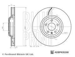 2x Bremsscheibe Vorderachse für AUDI A6 Allroad C8 Avant A7 Sportback A8 D5