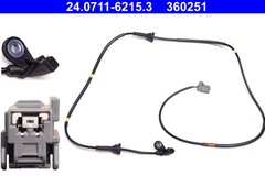 ABS Sensor Raddrehzahl Hinterachse links für VOLVO XC90 I VAN