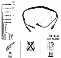 Zündleitungssatz für FIAT 126