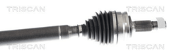Antriebswelle Vorderachse links für CITROËN OPEL PEUGEOT DS C4 X III MOKKA 2008