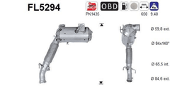 Ruß Partikelfilter Abgasanlage für BMW MINI 1 2 Active Tourer Gran Coupe X1 X2