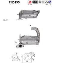Ruß Partikelfilter Abgasanlage für MERCEDES-BENZ NISSAN RENAULT DACIA INFINITI