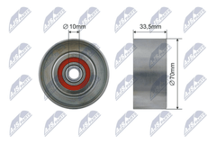 Spannrolle Keilrippenriemen für TOYOTA LOTUS LEXUS CAMRY Stufenheck SIENNA