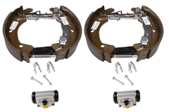 Bremsbackensatz Hinterachse für NISSAN RENAULT MICRA C+C III NOTE CLIO