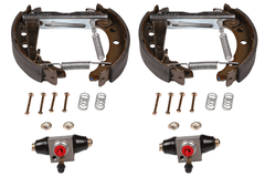 Bremsbackensatz Hinterachse für AUDI VW 80 B2 Stufenheck COUPE DERBY GOLF I