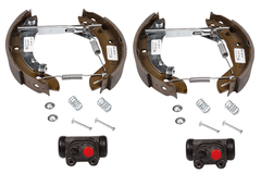 Bremsbackensatz Hinterachse für PEUGEOT 205 I Cabriolet II Kasten/Schrägheck