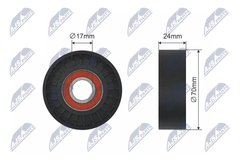 Spannrolle Keilrippenriemen für AUDI SEAT SKODA VW A3 Sportback Cabriolet