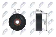 Umlenk Führungsrolle Keilrippenriemen für GMC HONDA ISUZU CHEVROLET PONTIAC