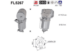 Ruß Partikelfilter Abgasanlage für VOLVO S90 II V90 Cross Country Kombi XC60