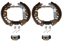 Bremsbackensatz Hinterachse für FIAT GRANDE PUNTO LINEA EVO Kasten/Schrägheck