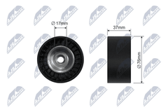 Spannrolle Keilrippenriemen für HONDA ACCORD VII Tourer CIVIC VIII Hatchback