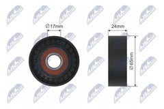 Spannrolle Keilrippenriemen für AUDI SEAT SKODA VW A1 Sportback A3 Cabriolet