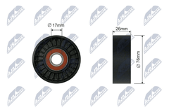 Umlenk Führungsrolle Keilrippenriemen für CHEVROLET BUICK CAMARO Convertible