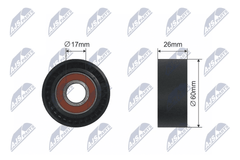 Spannrolle Keilrippenriemen für CITROËN FIAT PEUGEOT BERLINGO / FIRST