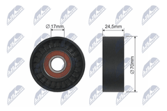 Spannrolle Keilrippenriemen für BMW MG ROVER LAND 3 Compact Touring 5 7