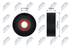 Spannrolle Keilrippenriemen für HYUNDAI KIA ACCENT II Stufenheck ELANTRA III