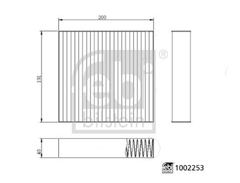 Filter Innenraumluft für BYD TANG