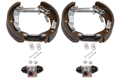 Bremsbackensatz Hinterachse für OPEL ASTRA G Caravan CC VECTRA A