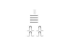 Zubehörsatz Scheibenbremsbelag Vorderachse für MERCEDES-BENZ /8 Coupe