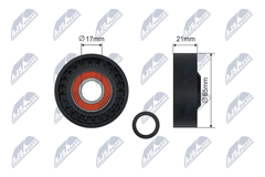 Spannrolle Keilrippenriemen für FORD VOLVO FOCUS II KUGA I C30 C70 Cabriolet