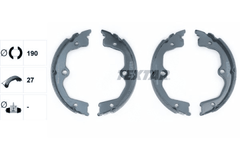 Bremsbackensatz Feststellbremse Hinterachse für HONDA ACCORD VIII Tourer IX