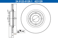 2x Bremsscheibe Vorderachse für FORD FIESTA VII Van