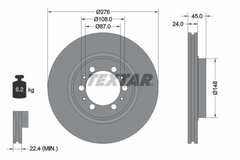 2x Bremsscheibe Vorderachse für MITSUBISHI PAJERO II Canvas Top CLASSIC SPORT I