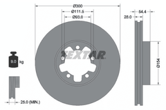 2x Bremsscheibe Vorderachse für FORD TRANSIT Kasten Pritsche/Fahrgestell Bus