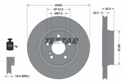 2x Bremsscheibe Hinterachse für MERCEDES-BENZ E-KLASSE T-Model